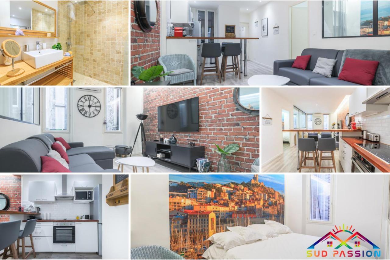 Ferienwohnung Sud Passion - Fada Vieux Port - Calme - Linge De Qualite - Lit King Size - Fibre Marseilles Exterior foto