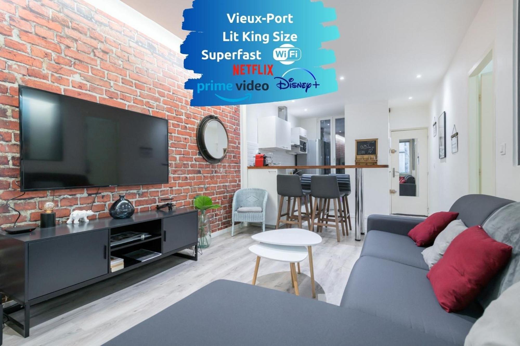 Ferienwohnung Sud Passion - Fada Vieux Port - Calme - Linge De Qualite - Lit King Size - Fibre Marseilles Exterior foto